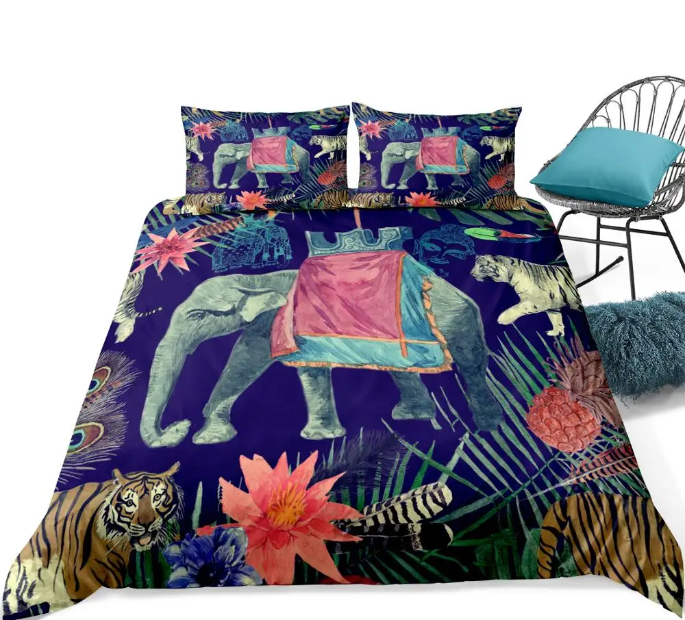 Пляж Бэтмен против Супермена Океанский пододеяльник набор 3D постельное белье