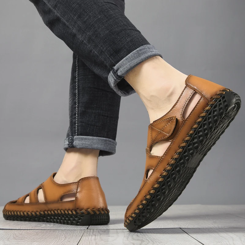 Zapatos дышащие лезвия Модные мужские повседневные пляжные водные сандалии для