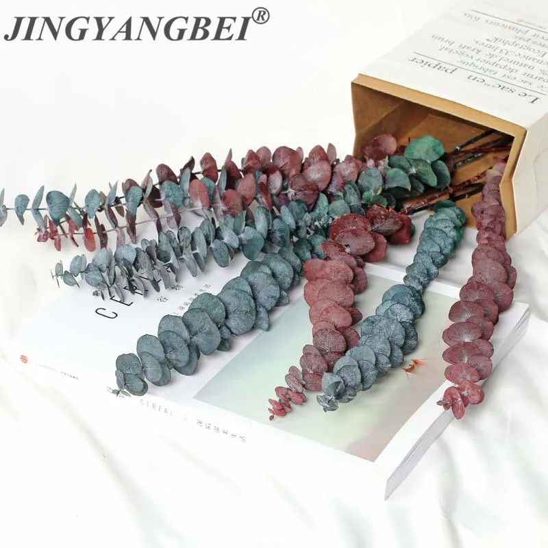 Красно синий эвкалипт Натуральные сушеные цветы лист стол сделай сам палатка