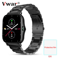 vwar fm08 bluetooth call smart watch 1 69 full screen fitness tracker heart rate monitor gts 2 smartwatch for xiaomi ios phone