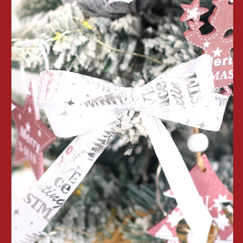 Рождественские декоративные ленты 5 метров ширина 1 6-2 см бант на рождественскую