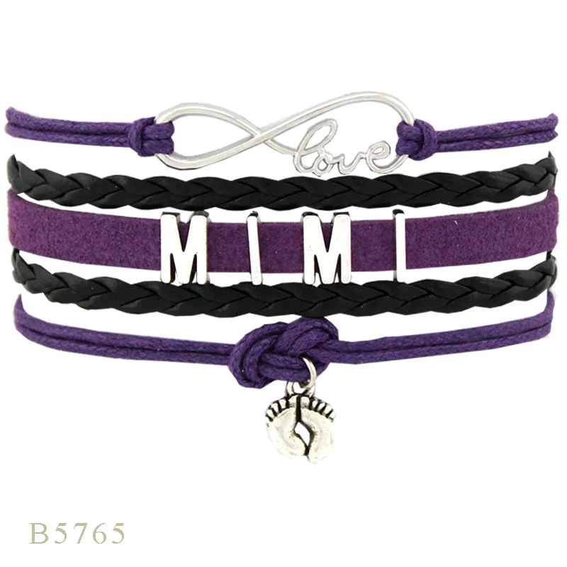 Браслет для мамы Infinity Love Family браслеты женщин ребенка душа Mimi детские папы |