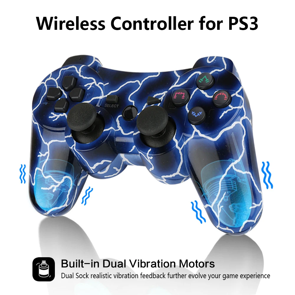 K ISHAKO беспроводные игровые контроллеры Bluetooth игровой геймпад для Sony PS3 джойстик