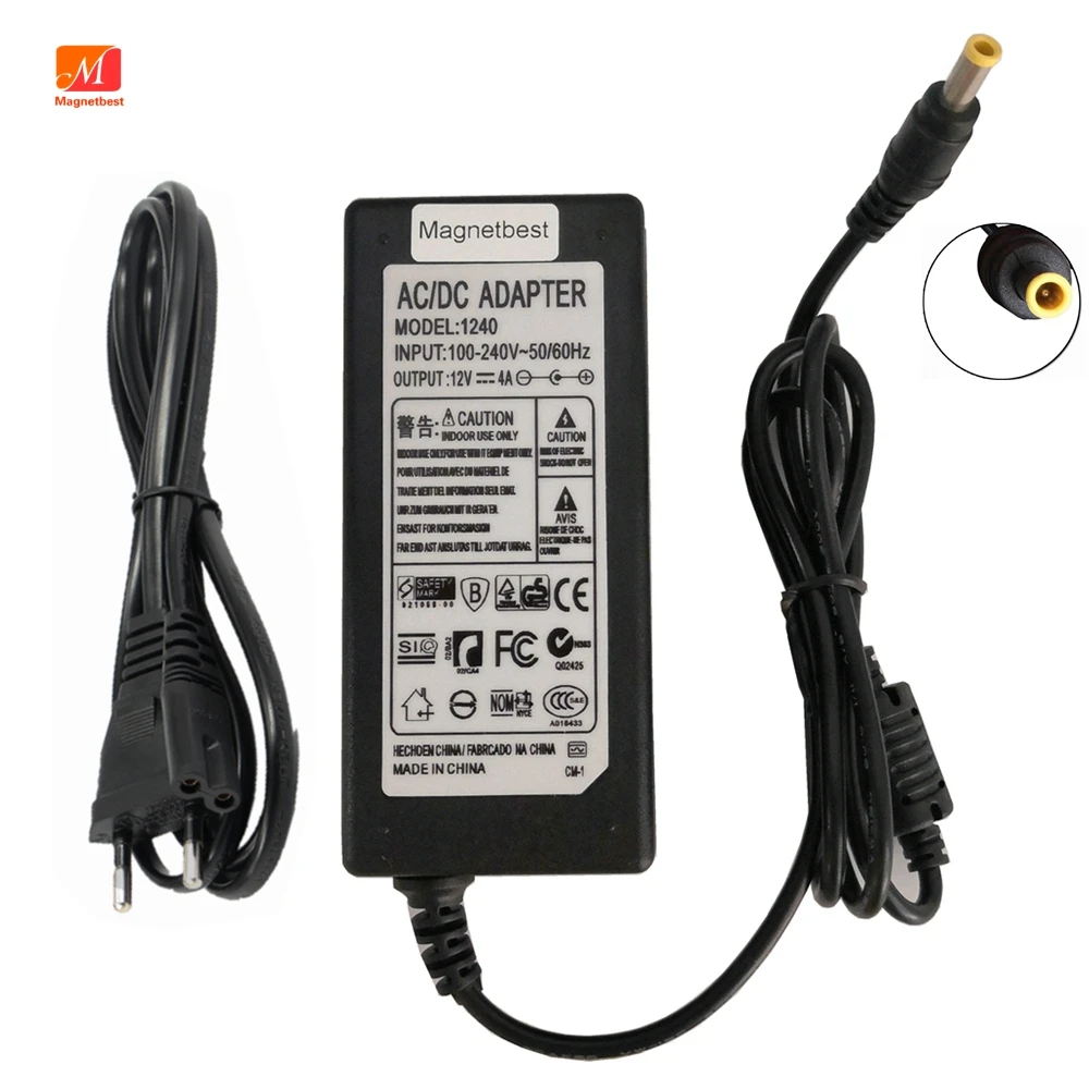 12 В 4A 5 0 мм со штырьковым адаптером зарядное устройство для KORG M50 KA310 KA320 X50 SP170 SP170S