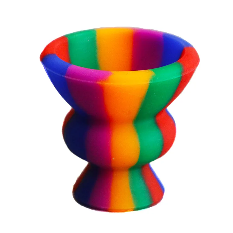 

Small Silicone Hookah Bowl Colorful Narguile Cup 6 CM Shisha Head Chicha Charcoal Holder Smoking Accessories Water Pipe Tool