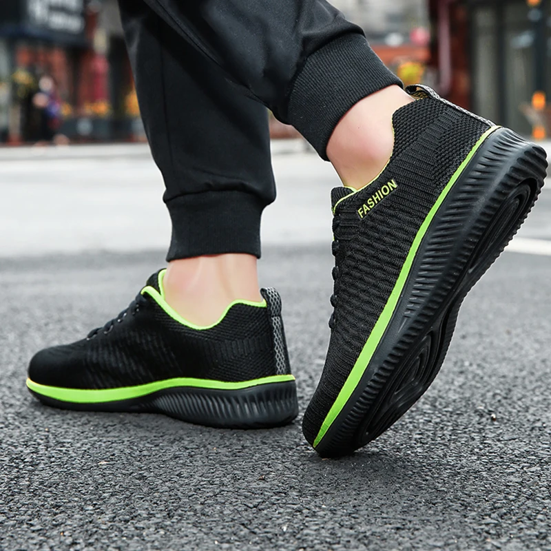 Кроссовки мужские на шнуровке легкие сникерсы Повседневная Удобная дышащая