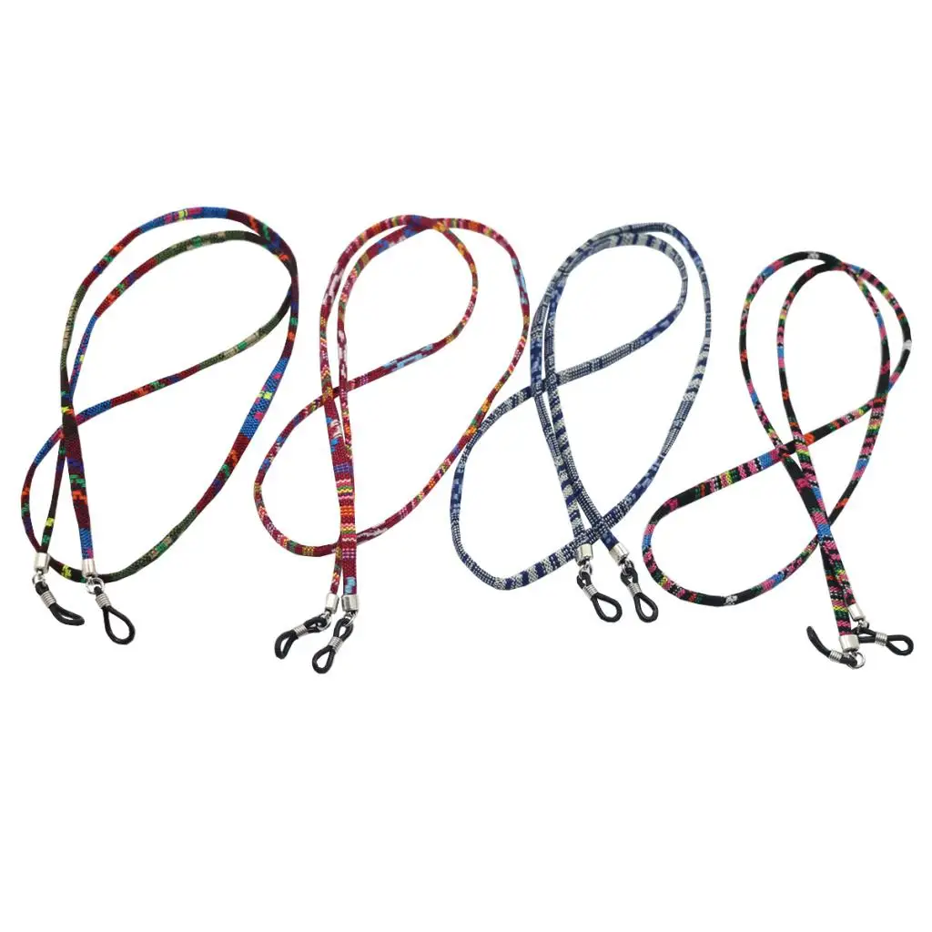 

Colorful Eyeglasses String Holders Chain Necklace Boho Ethnic Eyeglasses Holder Strap Cords Retainer