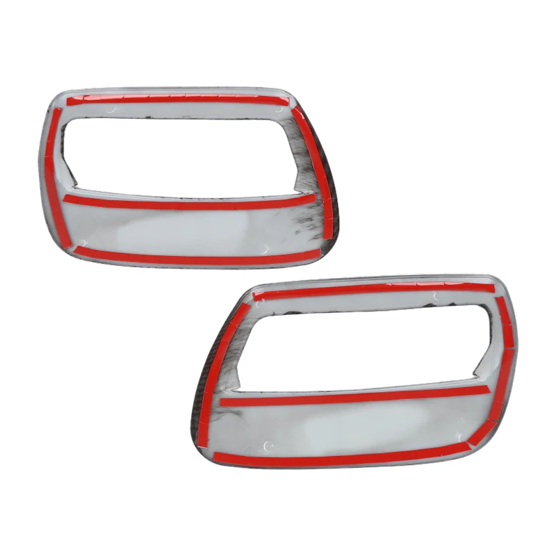 

beler 2PCS Carbon Fiber Texture Hood Engine Air Vent Outlet Cover Trim ABS Fit for Ford Mustang 2018 2019 Car-Accessories