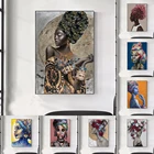 Африканская черная женщина граффити фотография абстрактная АФРИКАНСКАЯ ДЕВУШКА фотография