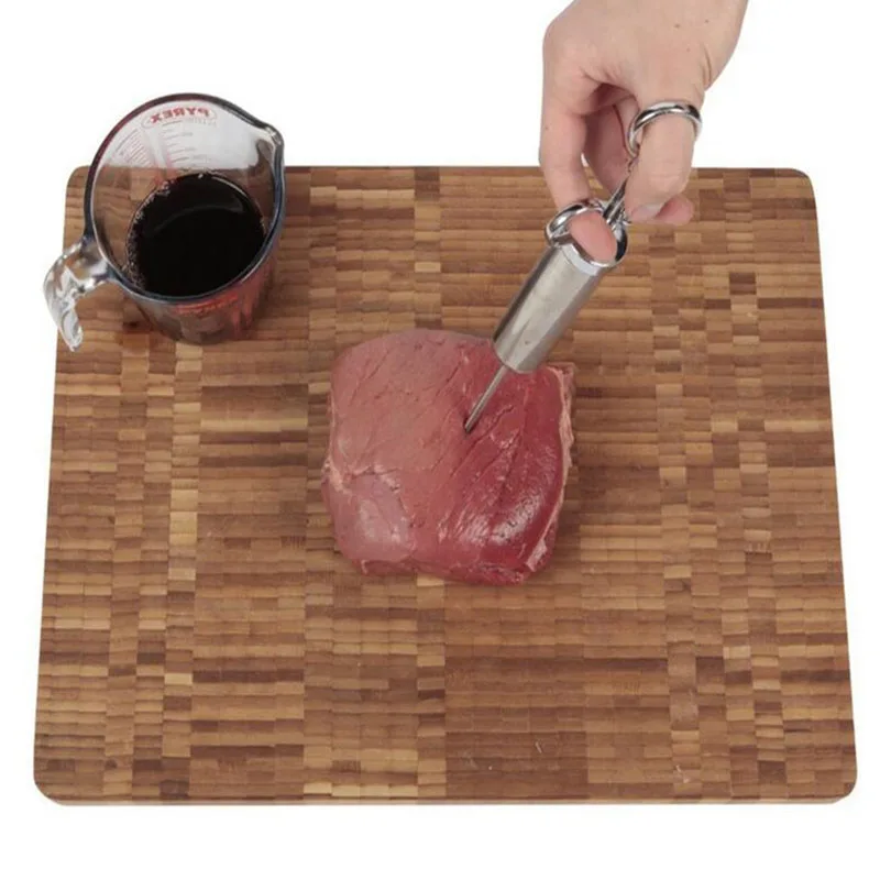 Новый шприц для инжектора мяса 2 унции маринада домашней птицы инжектор приправ