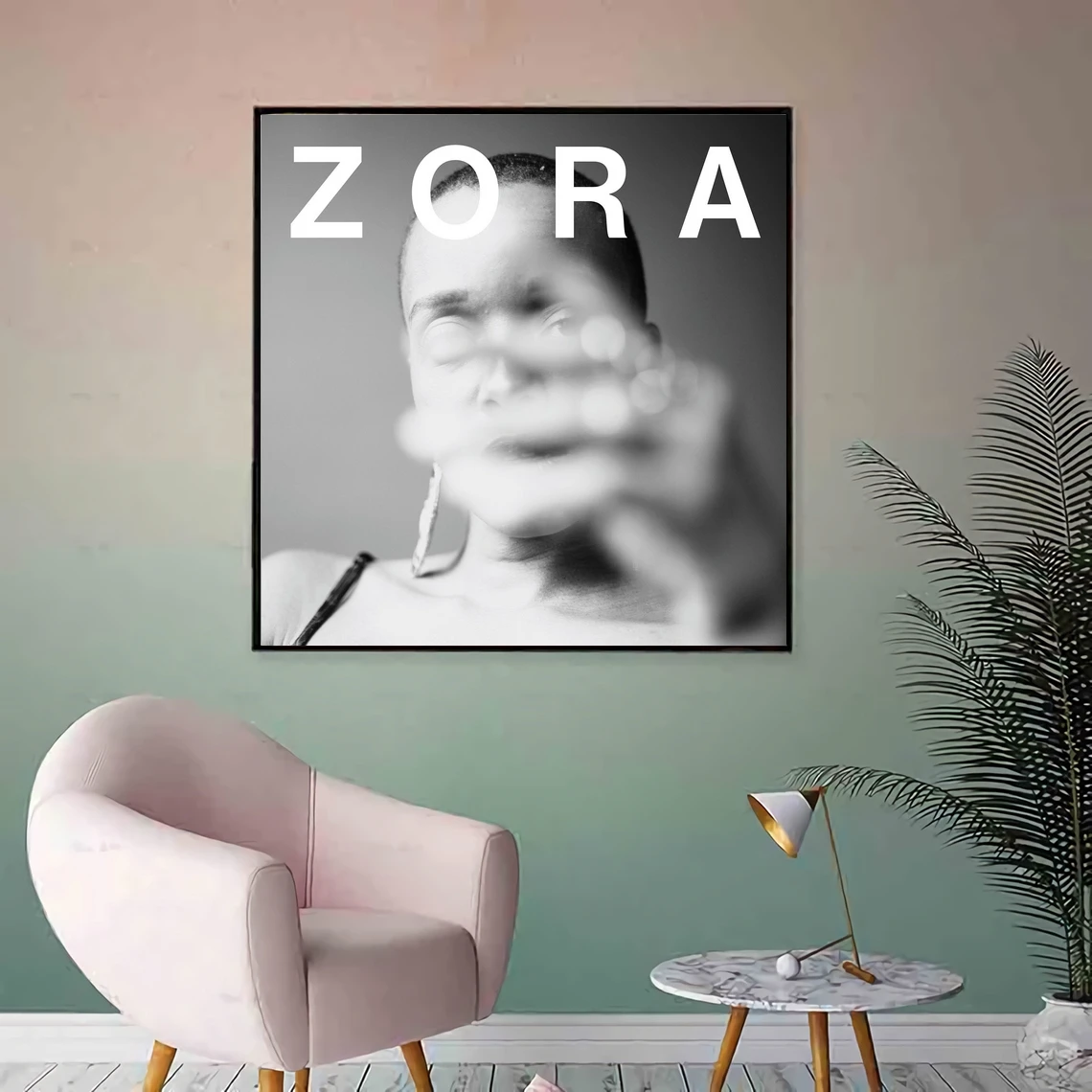 Jamila Woods ZORA Обложка музыкального альбома Холст Плакат Домашняя настенная живопись