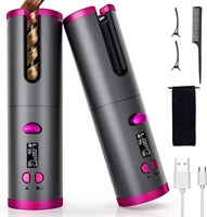 wireless hair curler portable automatic curling irons magic styling tools fast heat curls machine ceramic barrel curling iron