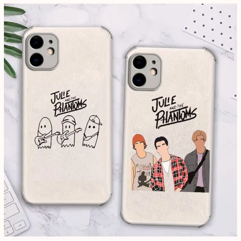 

Julie and the Phantoms Phone Case Lambskin Leather For iphone 12 11 8 7 6 XR X XS PLUS MINI PLUS PRO MAX Shockproof