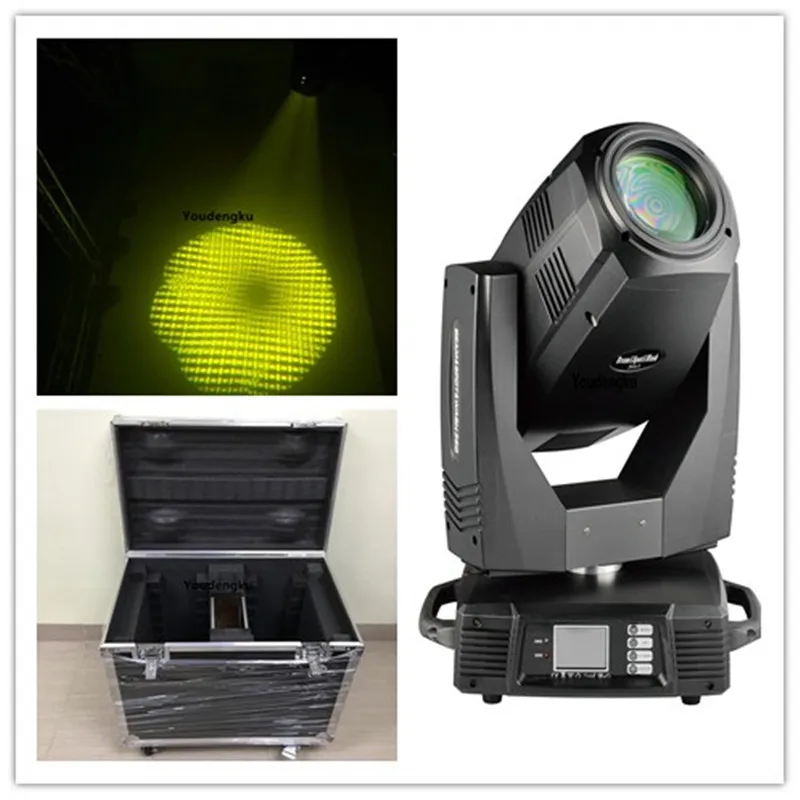 8 pieces+flightcase shaking head beam pattern lights 17r spot wash 3 in 1 350w moving light | Лампы и освещение