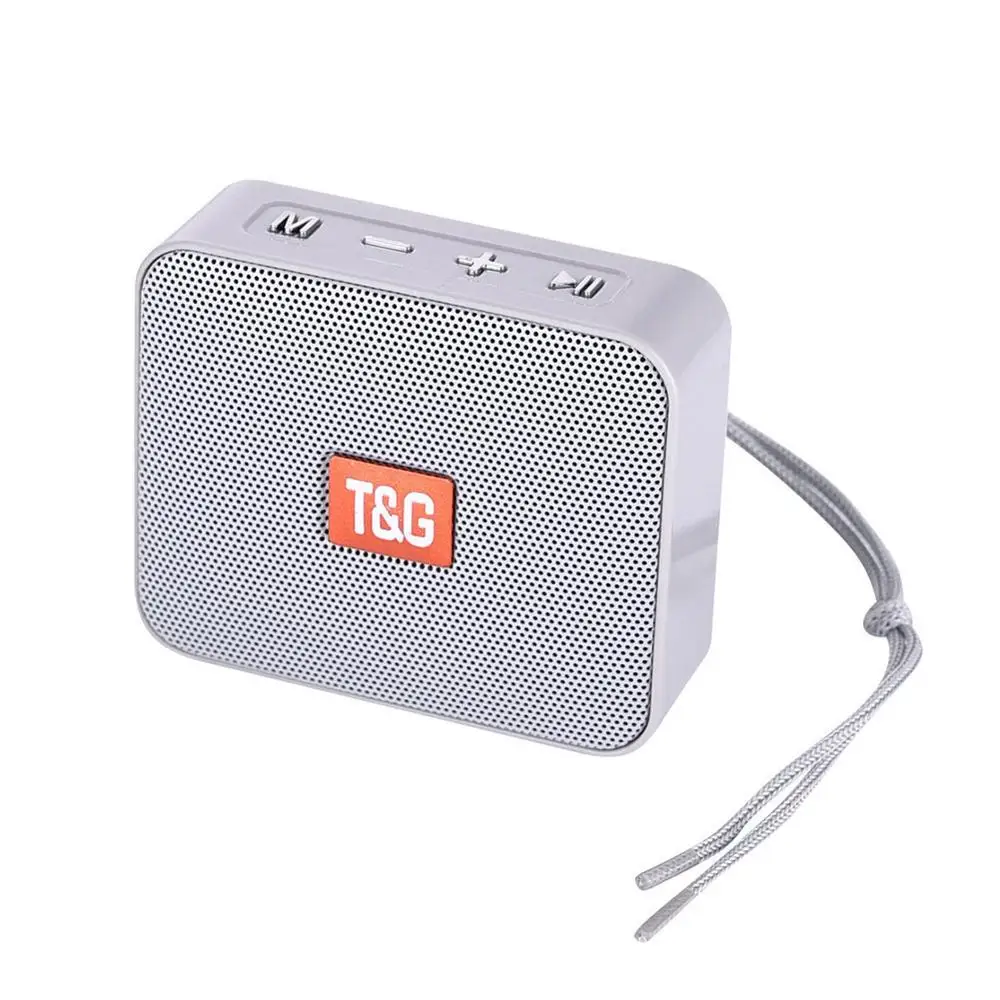 silver gray TG166 музыкальный BRIC Bluetooth динамик сабвуфер открытый портативный мини-динамик может быть громкой связи - Цвет: silver gray