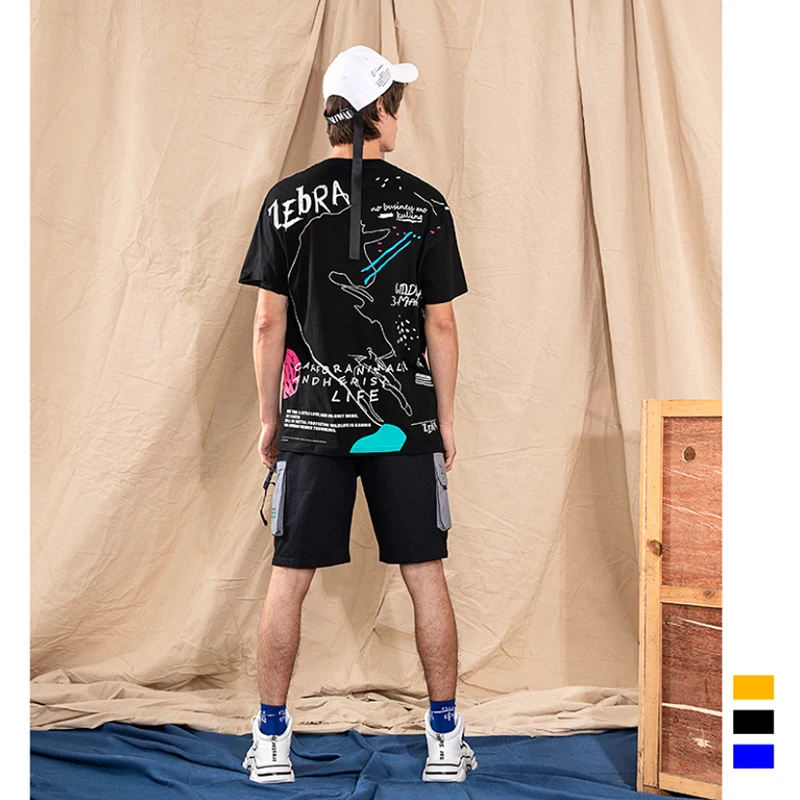 Casual Cotton Print t shirt Men Gyms Fitness Short sleeve T-shirt Male Bodybuilding Workout Tees Tops Summer New Clothes Apparel | Мужская
