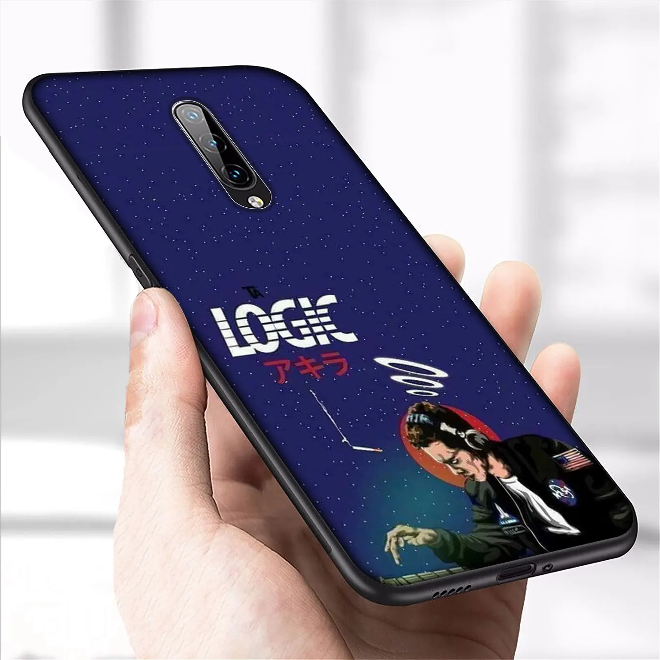 Мягкий силиконовый чехол Logic pop для Oneplus 7T 7 Pro 6 6T 5 5T One Plus черный из ТПУ | Мобильные