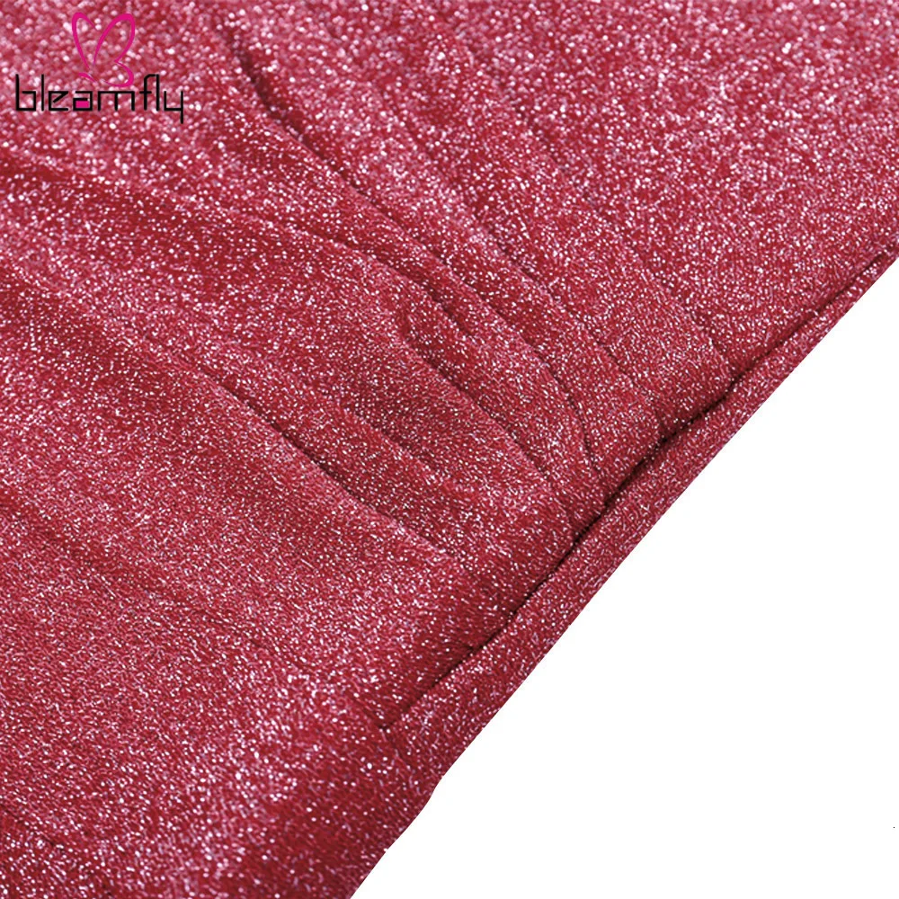 2019 женское осеннее элегантное платье с длинным рукавом Шикарное облегающее