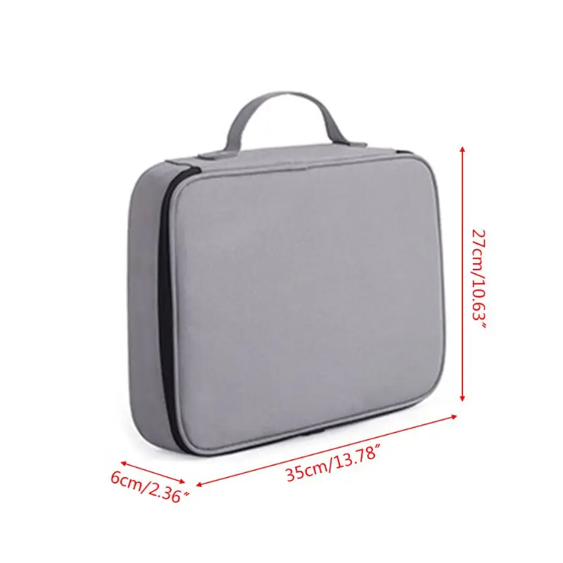 

Document Ticket Storage Bag Waterproof Large Capacity for Home Office Travel