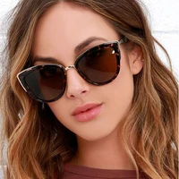 retro cat eye sunglasses women brand designer mirror sun glasses for woman fashion big sunglass vintage oculos de sol uv400