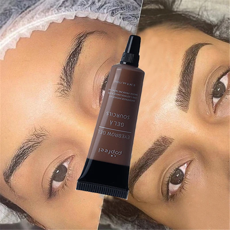 Крем для бровей затемненный гель долговечный водонепроницаемый тату воска