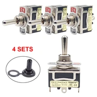 4 sets toggle switch position momentary with rainproof cap online shop