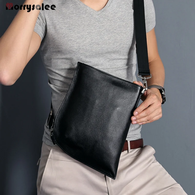 Мужская сумка на одно плечо кожаный портфель для отдыха деловой 2020 | Багаж и сумки