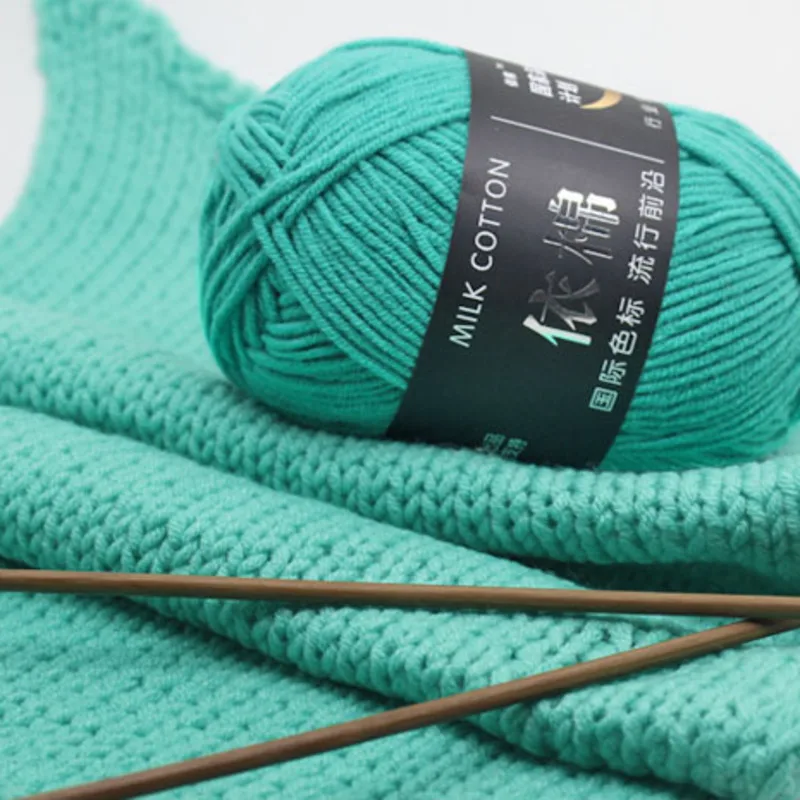 3 Pcs Milk Cotton Ball Of Yarn 4-strand Blended Thread Hook Needle Wool 64 Color Select Woven | Багаж и сумки