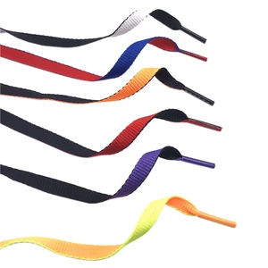 Weiou 8 мм комбинированные двухцветные двухсторонние шнурки двухсторонние шелковые шнурки плоские шнурки двухцветные шнурки для спортивной обуви