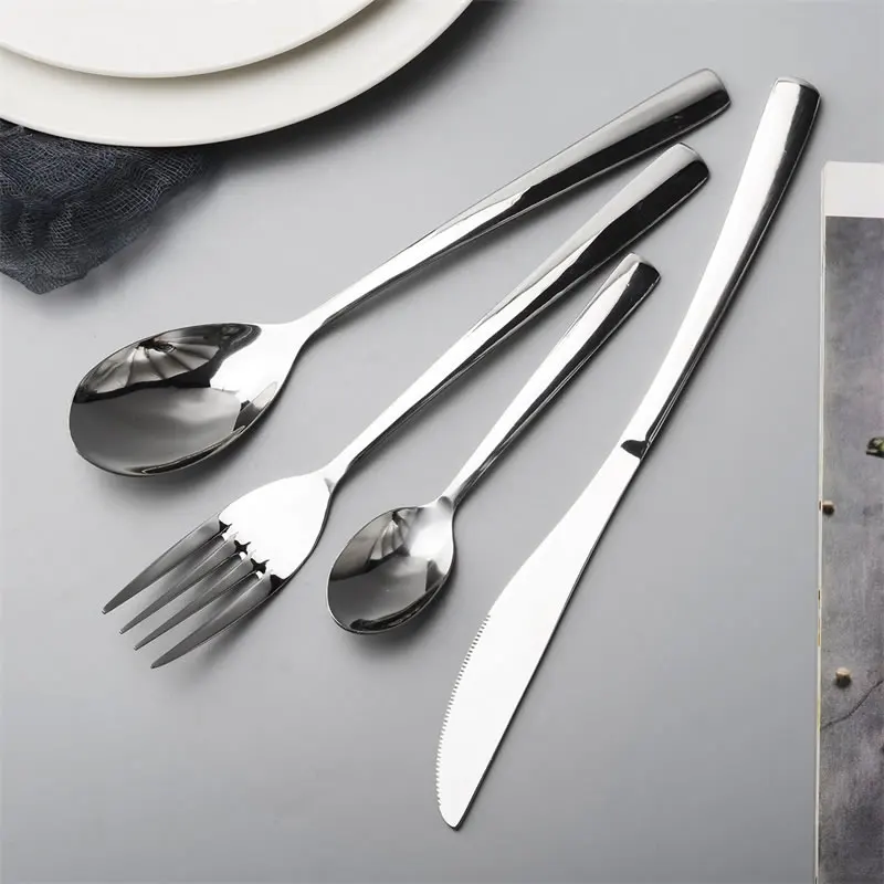 16 шт./компл. набор столовых приборов из нержавеющей стали ложка для мороженого