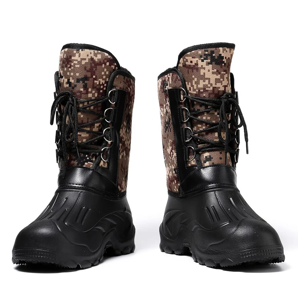 Mens Winter Fashion Snow Boots Outdoor 