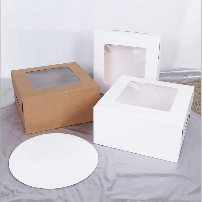 With Clear Window Home Party Diy Dessert Cupcake Packing Box Gift Package