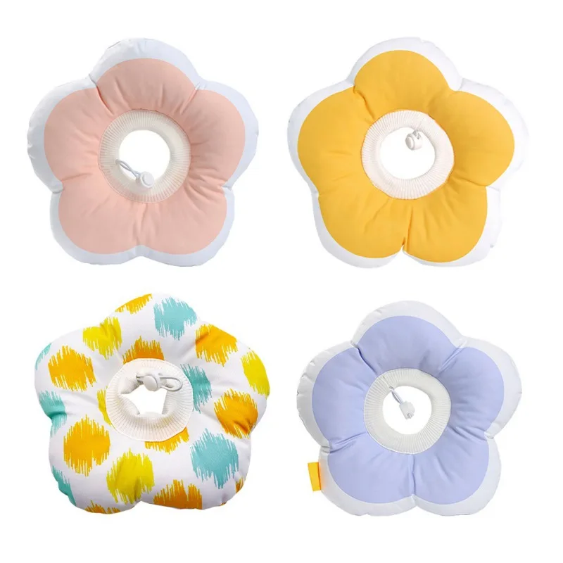 Ошейник для собак и кошек регулируемый в форме цветка Элизабет удобный