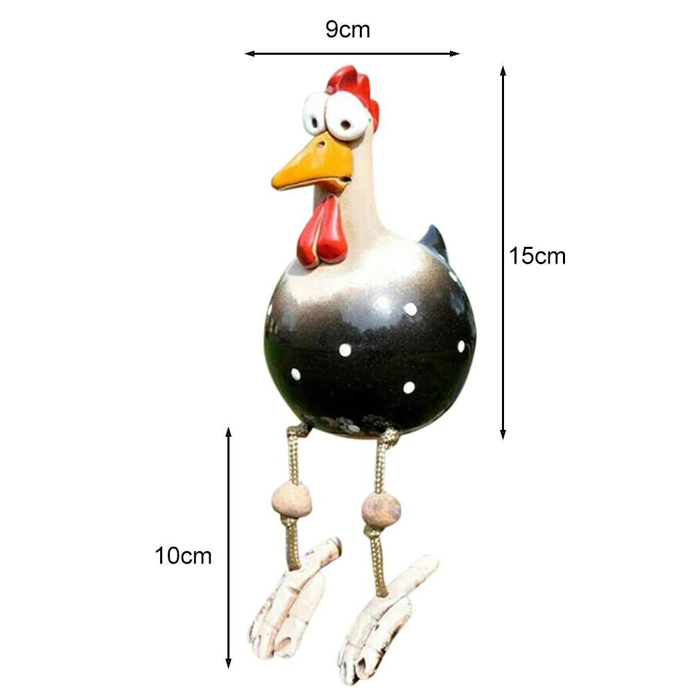 

Resina bonito plug frango escultura dia das mes jardim artesanato galinha galo figura ornamento casa esttua animal em miniatur