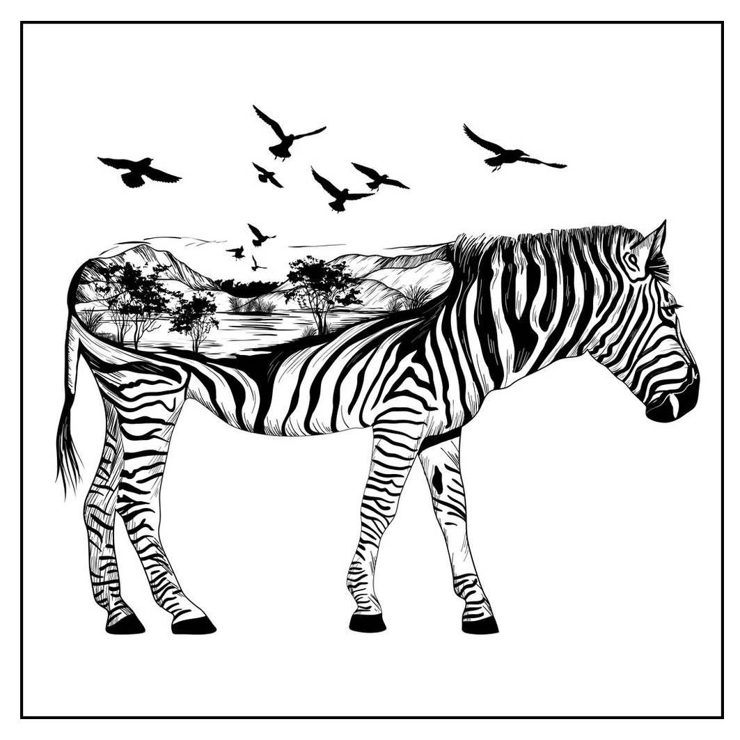 Коллекция красивых животных в лесу прозрачные штампы для скрапбукинга сделай