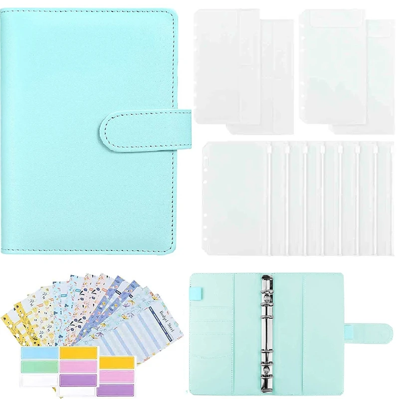 

A6 Binder Budget Envelopes System Budget Planner Organizer Budgeting, Small Binder Budget Planner Cash Envelope Binder