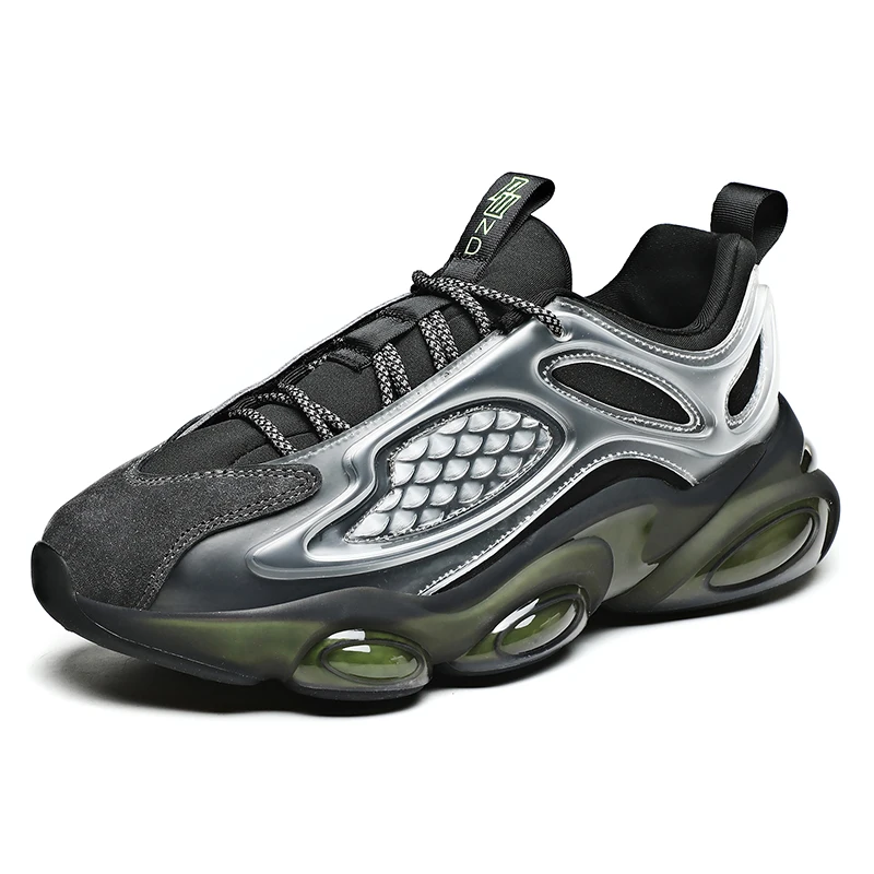 

2021 Popcorn Teenagers Increase Casual Shoes Men Sports Running SneakersRunning Walking Tennis Lightweight Breathable