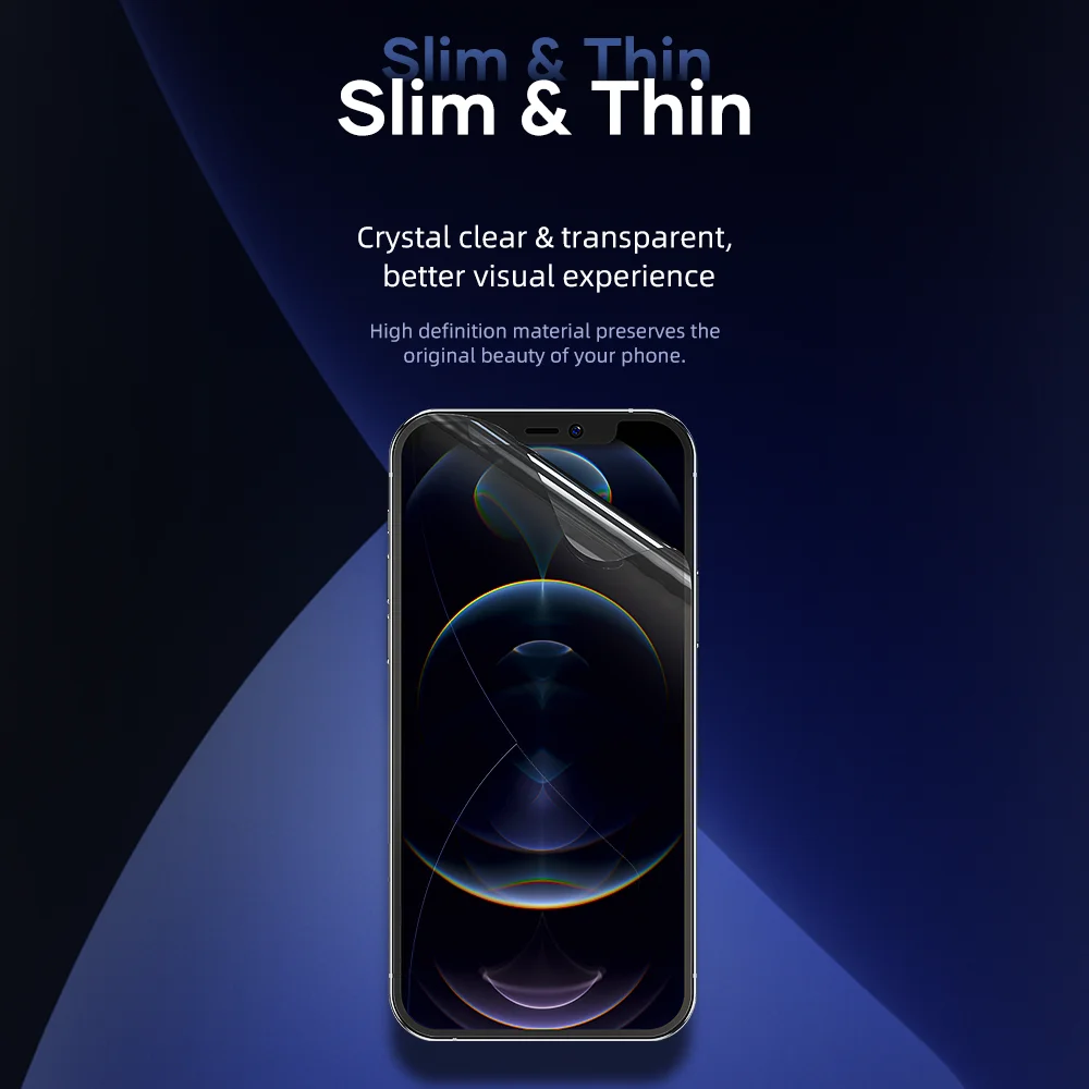 Мягкая защитная Гидрогелевая пленка для iPhone 12 Pro Max | Мобильные телефоны и