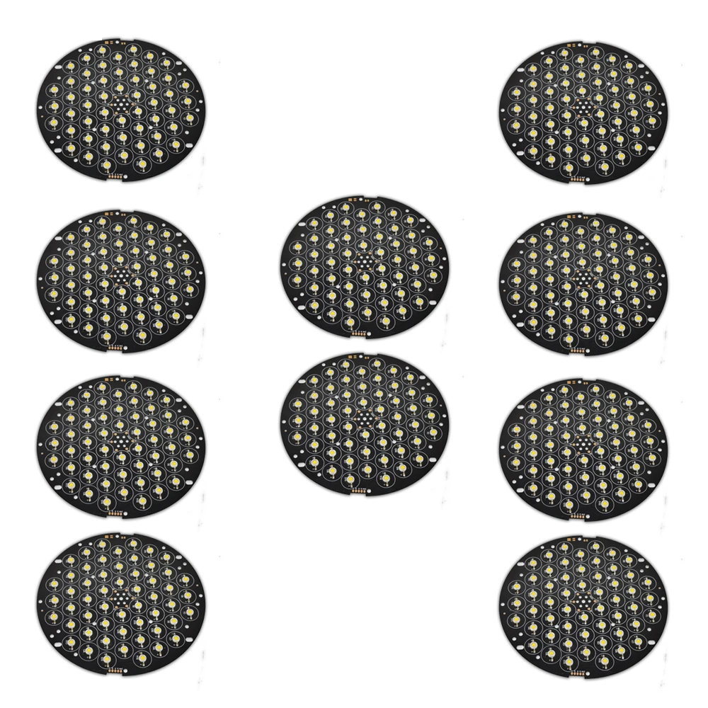 10 шт./Светодиодная панель 54x3 Вт теплый белый свет аксессуары 24 В|Эффект освещения