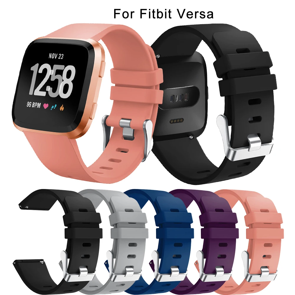 Ремешок для часов Браслет Fitbit Versa 2/Versa мягкий силиконовый сменный Спортивный 2