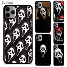 Чехол для iPhone 12 Pro Max, 13 mini, XR, X, XS Max, 11 Pro Max, 5S, 6S, 8, 7 Plus, SE 2020, с изображением маски призрака