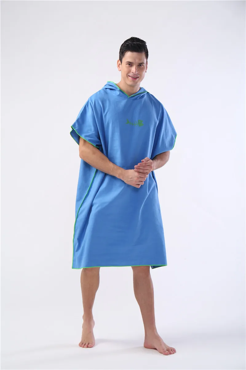 Пляжная сменная одежда для взрослых женщин мужчин с шапкой платье блузка из