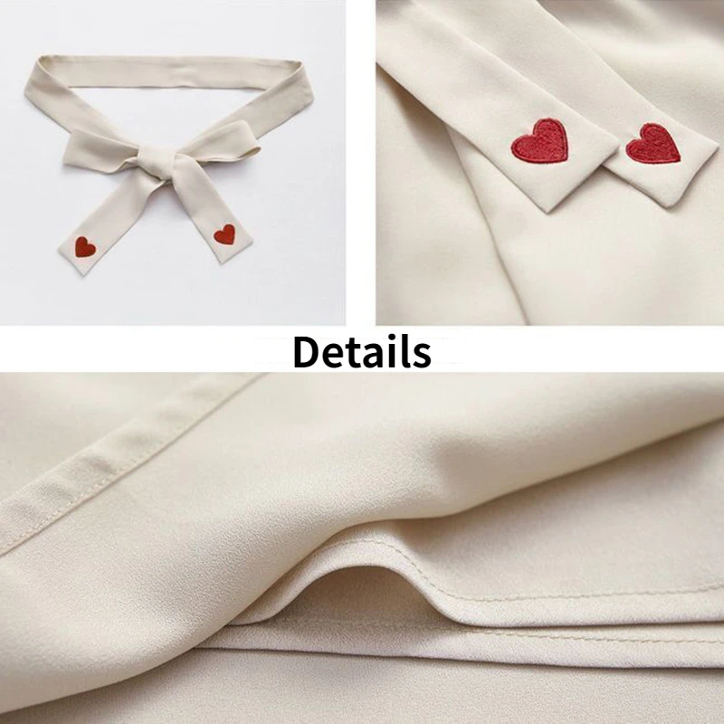 

Women Shorts Black Heart Embroidery Loose Wide Leg Plus Size S-5XL Simple Chiffon Summer Breathable Casual Bottoms Korean Style