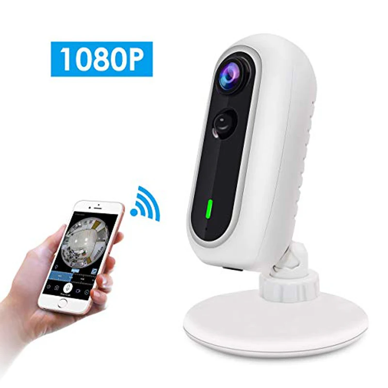 Wouwon 100% Беспроводная мини ip камера с батареей в комплекте беспроводная WiFi
