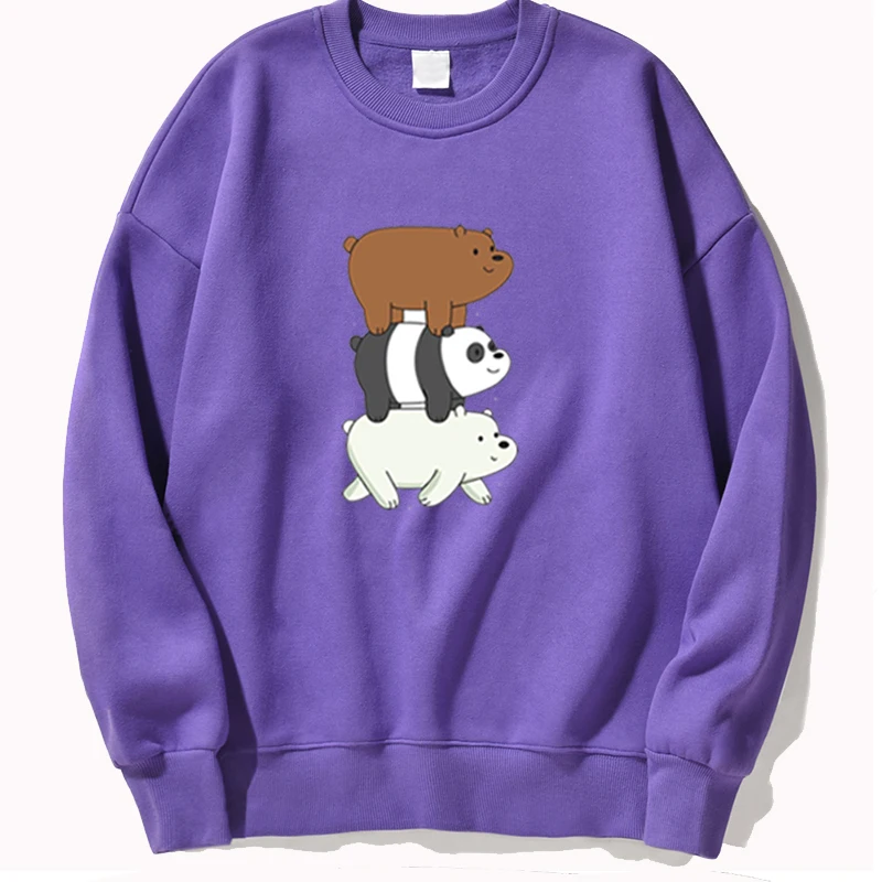 

Cute Bear Women Men Korean Style Oversized Sweatshirt Winter Sweatshirts Hoodies Pullover Harajuku Streetwear Autumn Hoodie Tops