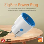 Смарт-розетка Tuya Zigbee, 3680 Вт, 16 А, с пультом ДУ