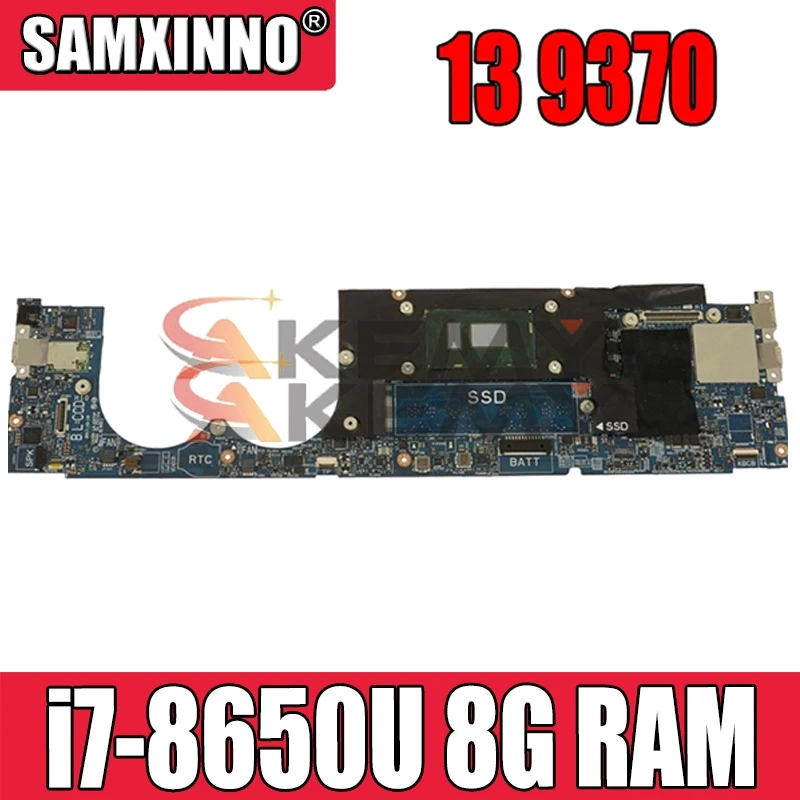 

Для Dell XPS 13 9370 Материнская плата ноутбука 8G Оперативная память SR3L8 i7-8650U Процессор LA-E671P CN-0JHN2Y 0JHN2Y JHN2Y 100% рабочих