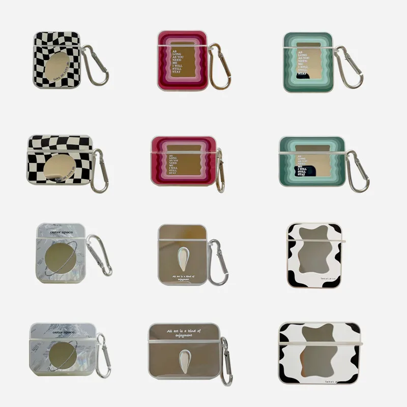 

INS Love Letter Mirror Soft Silicone for Airpods Pro Case Shockproof for Airpod 2 1 Cover Charging Box Funda for Air pods 3