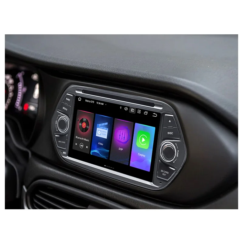 NaviFly PX5 4 Гб 64 ГБ Android 11 Автомобильная Радио система Мультимедиа Видео плеер для Fiat