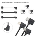 10 шт. Micro для Lightning на Micro USB Type-C кабель для передачи данных для контроллера DJI mavic airmavic mini iPhone iPad Samsung Tablet IOS
